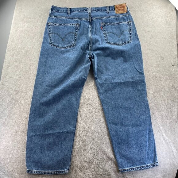 Vintage Levi's Men's 550 Jeans Size 44x30 Relaxed Fit Straight Denim Casual Blue - Picture 15 of 15